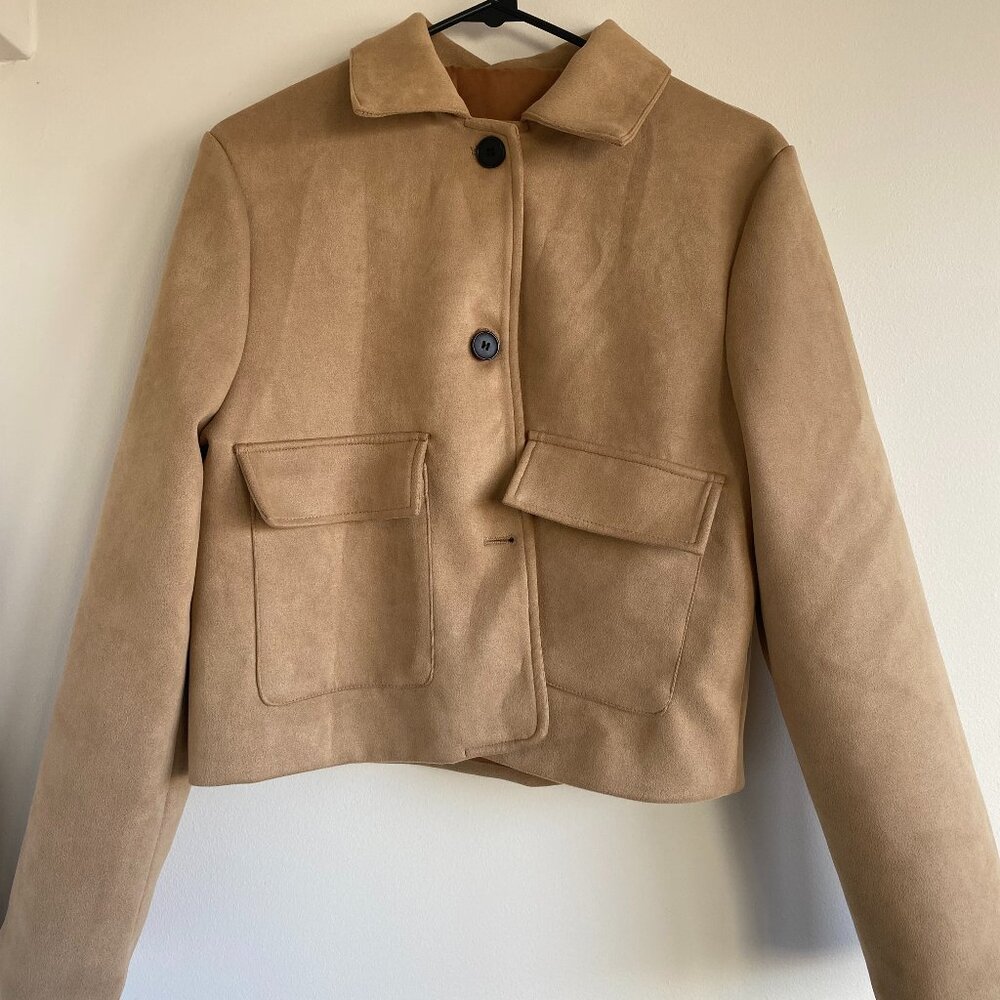 Camel Suede Jacket